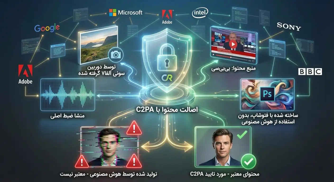 اصالت محتوا با c2pa